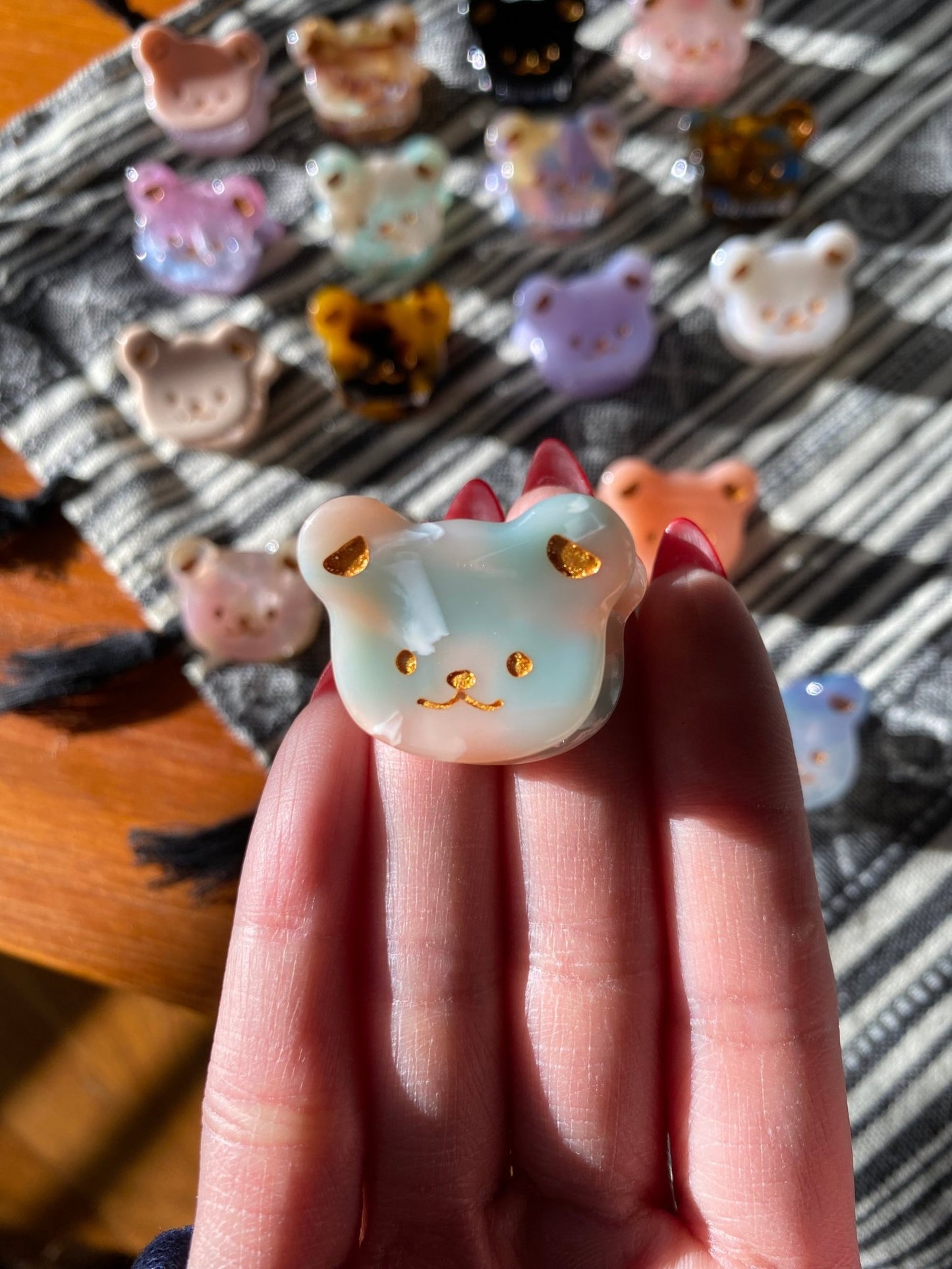 Adorable Mini Bear Hair Clips - Libra MoonAccessory