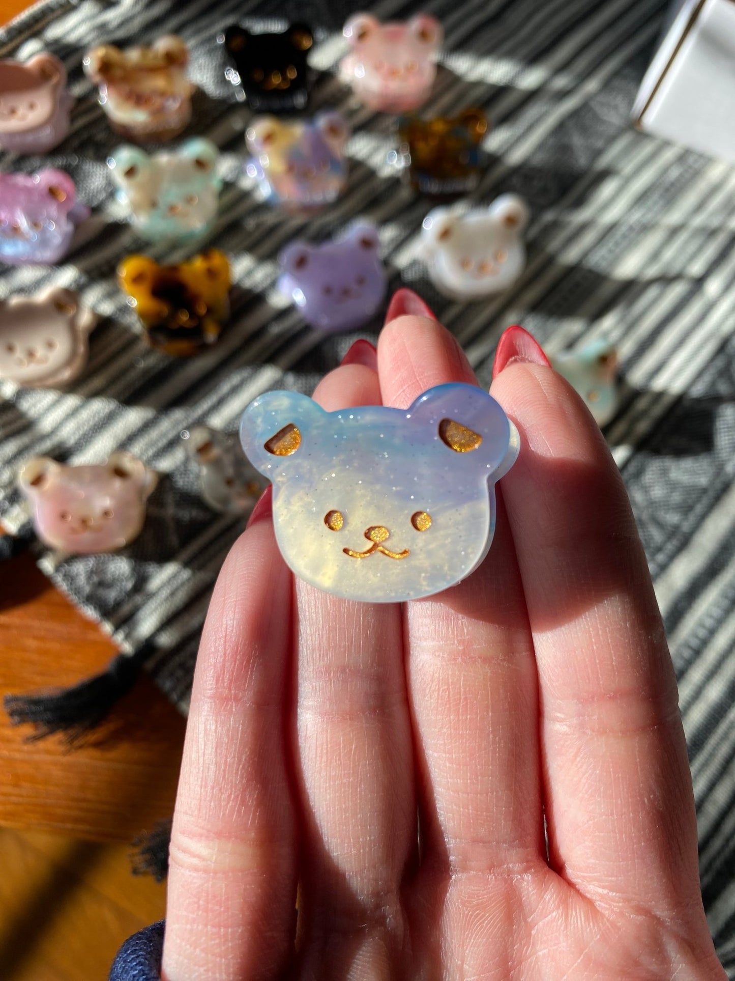 Adorable Mini Bear Hair Clips - Libra MoonAccessory