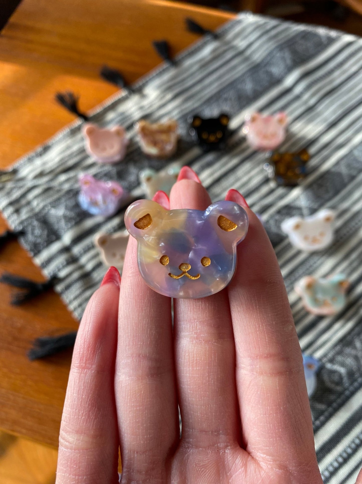 Adorable Mini Bear Hair Clips - Libra MoonAccessory