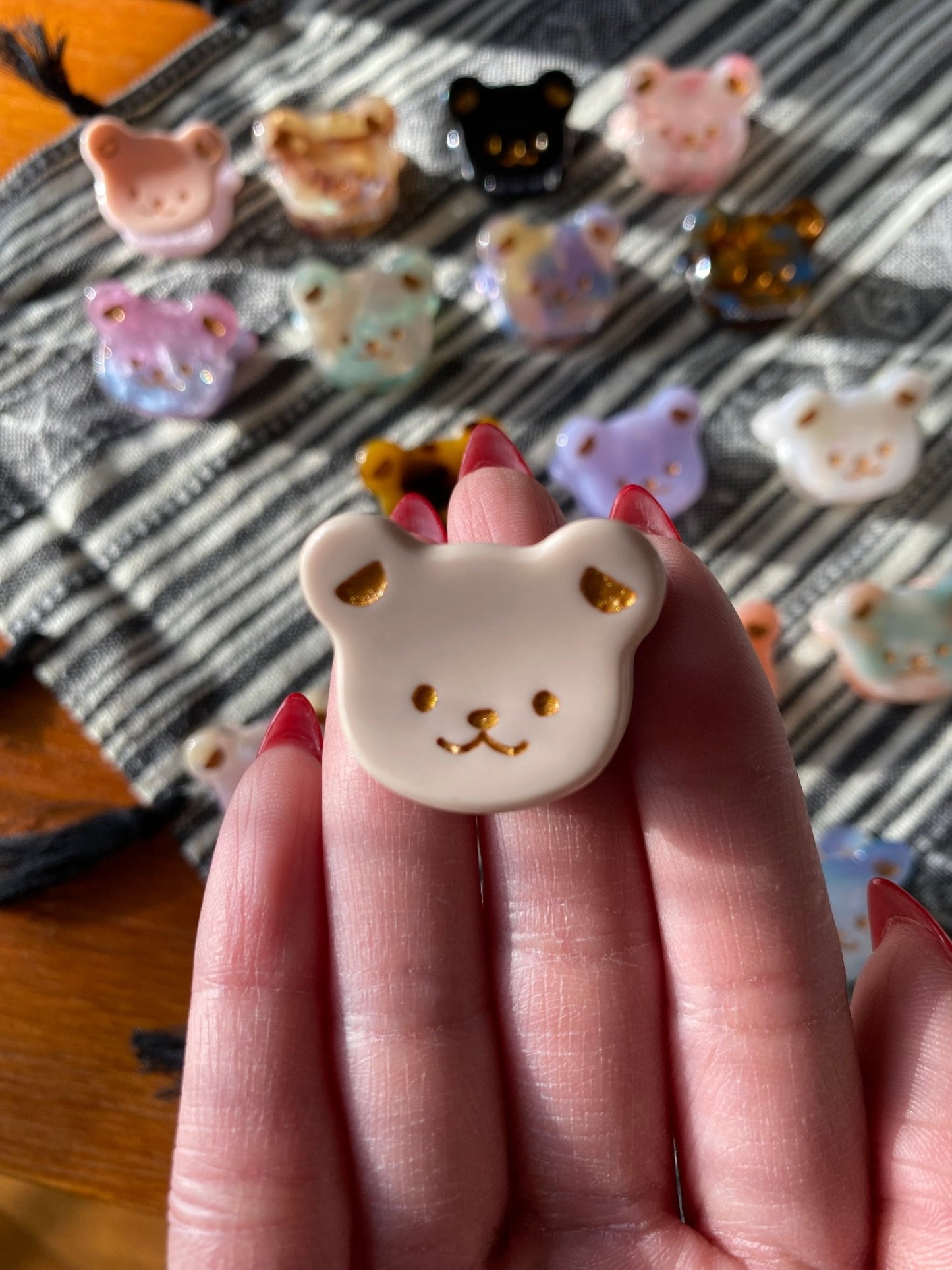 Adorable Mini Bear Hair Clips - Libra MoonAccessory