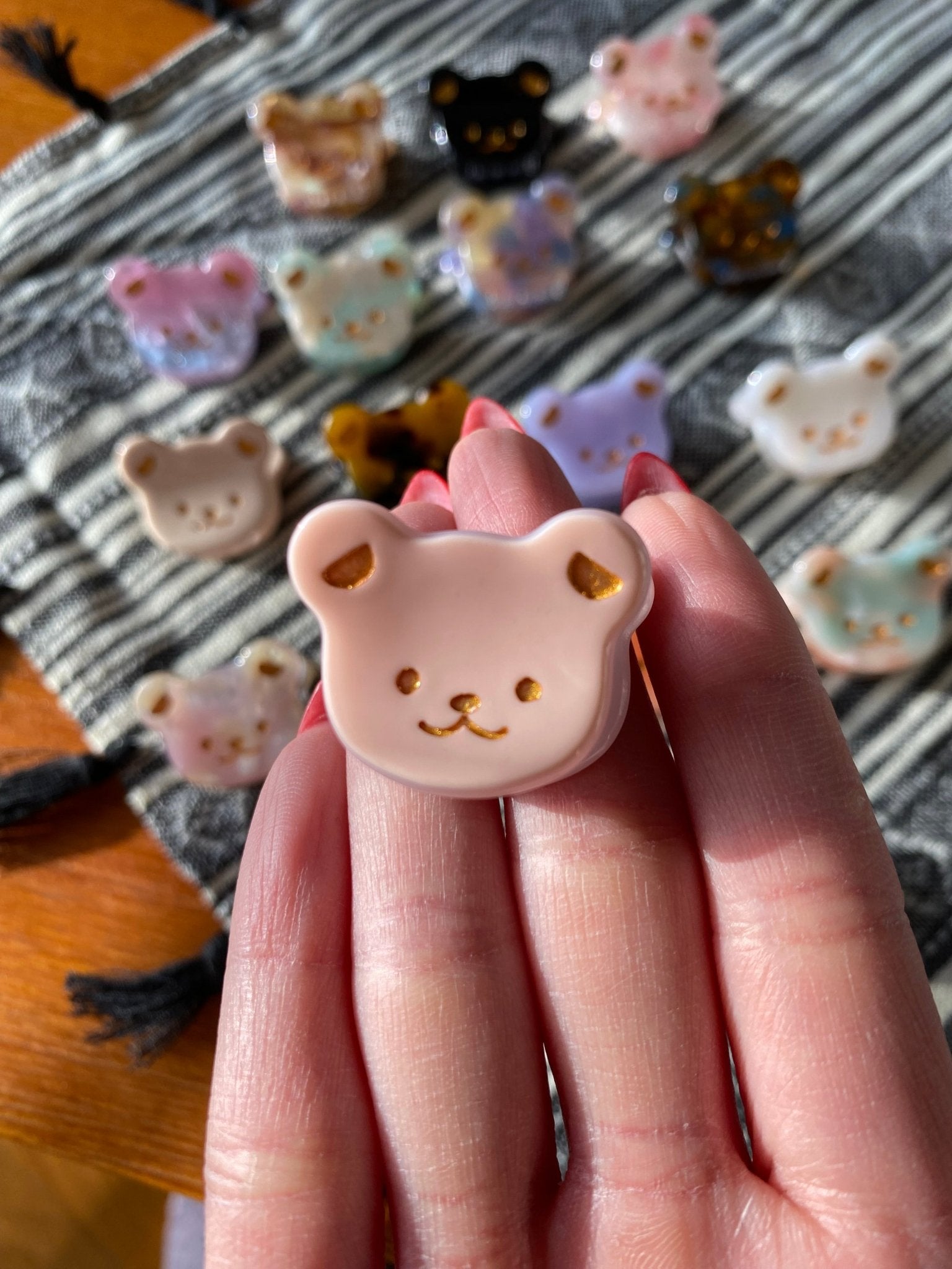 Adorable Mini Bear Hair Clips - Libra MoonAccessory