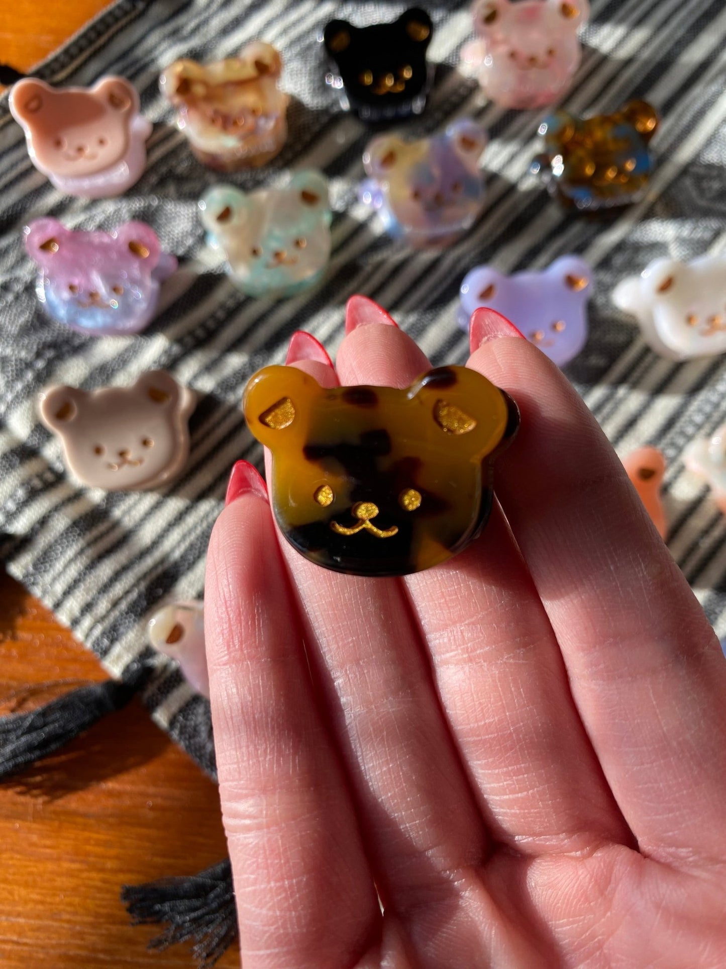 Adorable Mini Bear Hair Clips - Libra MoonAccessory