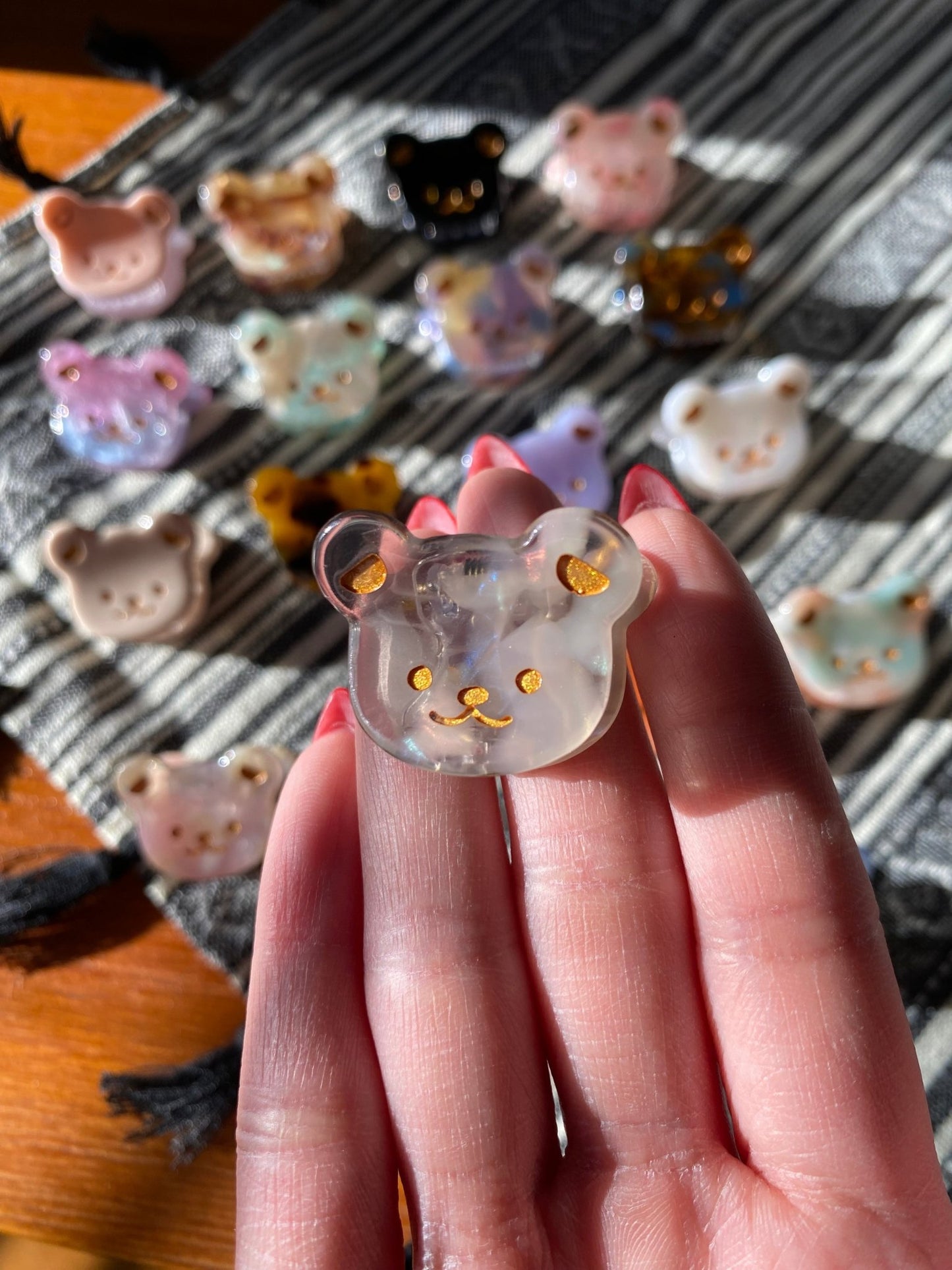 Adorable Mini Bear Hair Clips - Libra MoonAccessory