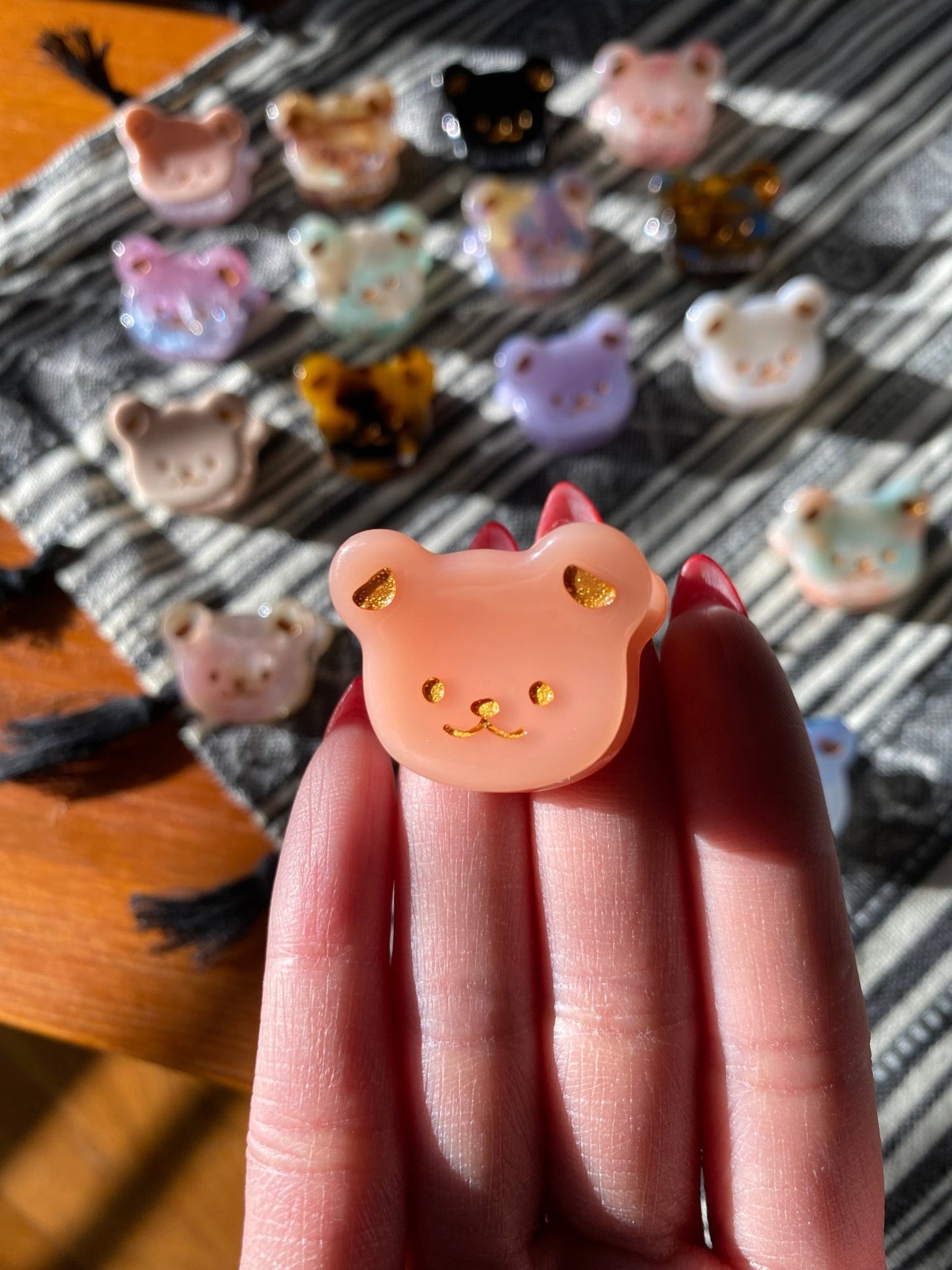 Adorable Mini Bear Hair Clips - Libra MoonAccessory