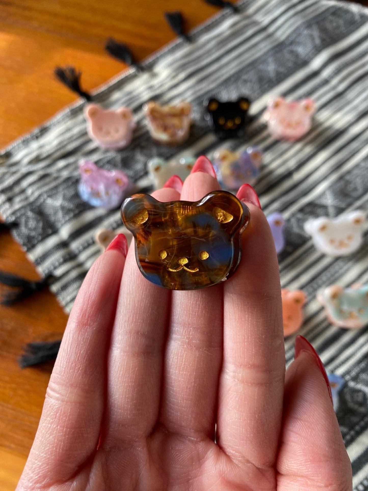 Adorable Mini Bear Hair Clips - Libra MoonAccessory