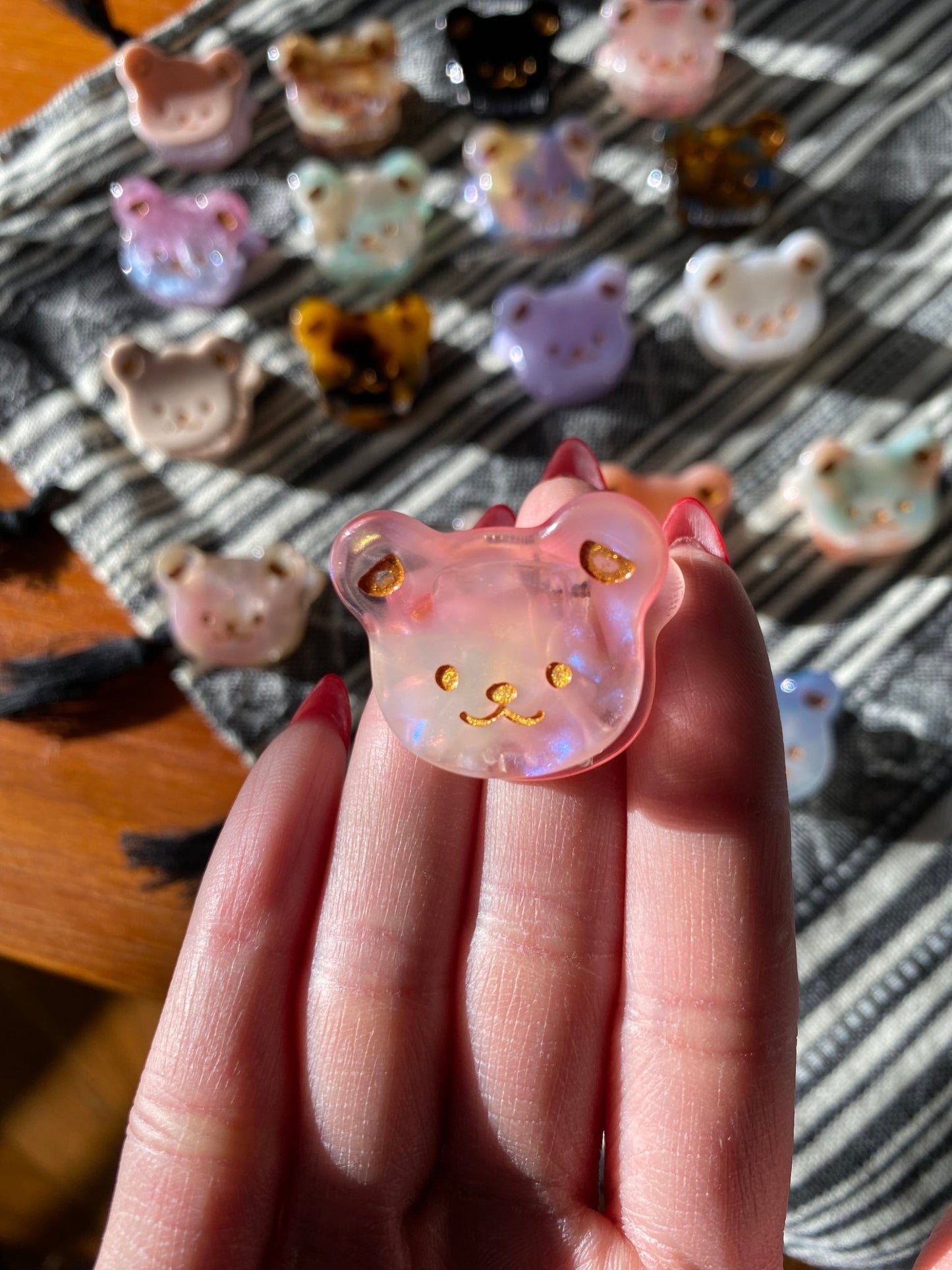 Adorable Mini Bear Hair Clips - Libra MoonAccessory