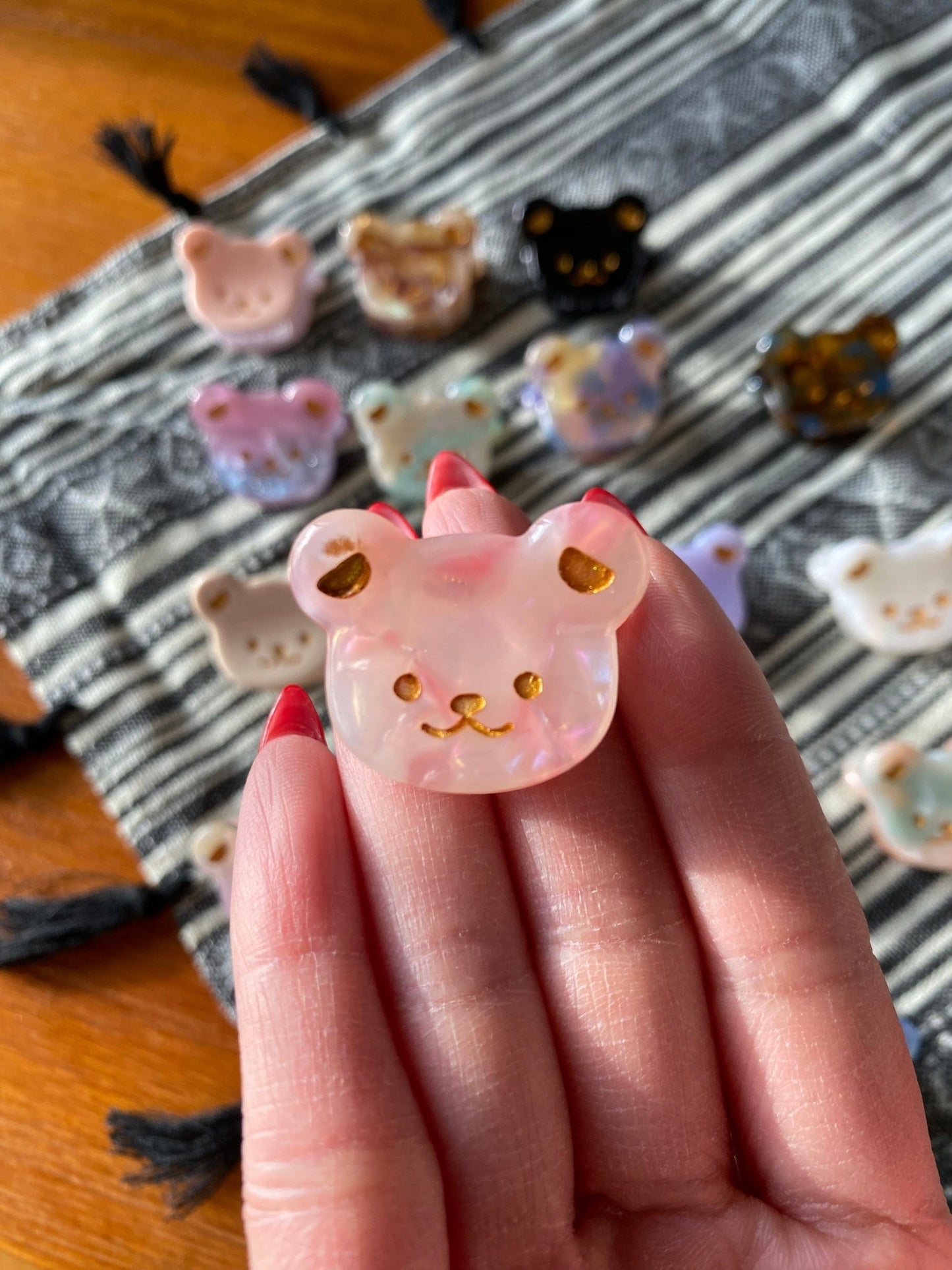 Adorable Mini Bear Hair Clips - Libra MoonAccessory