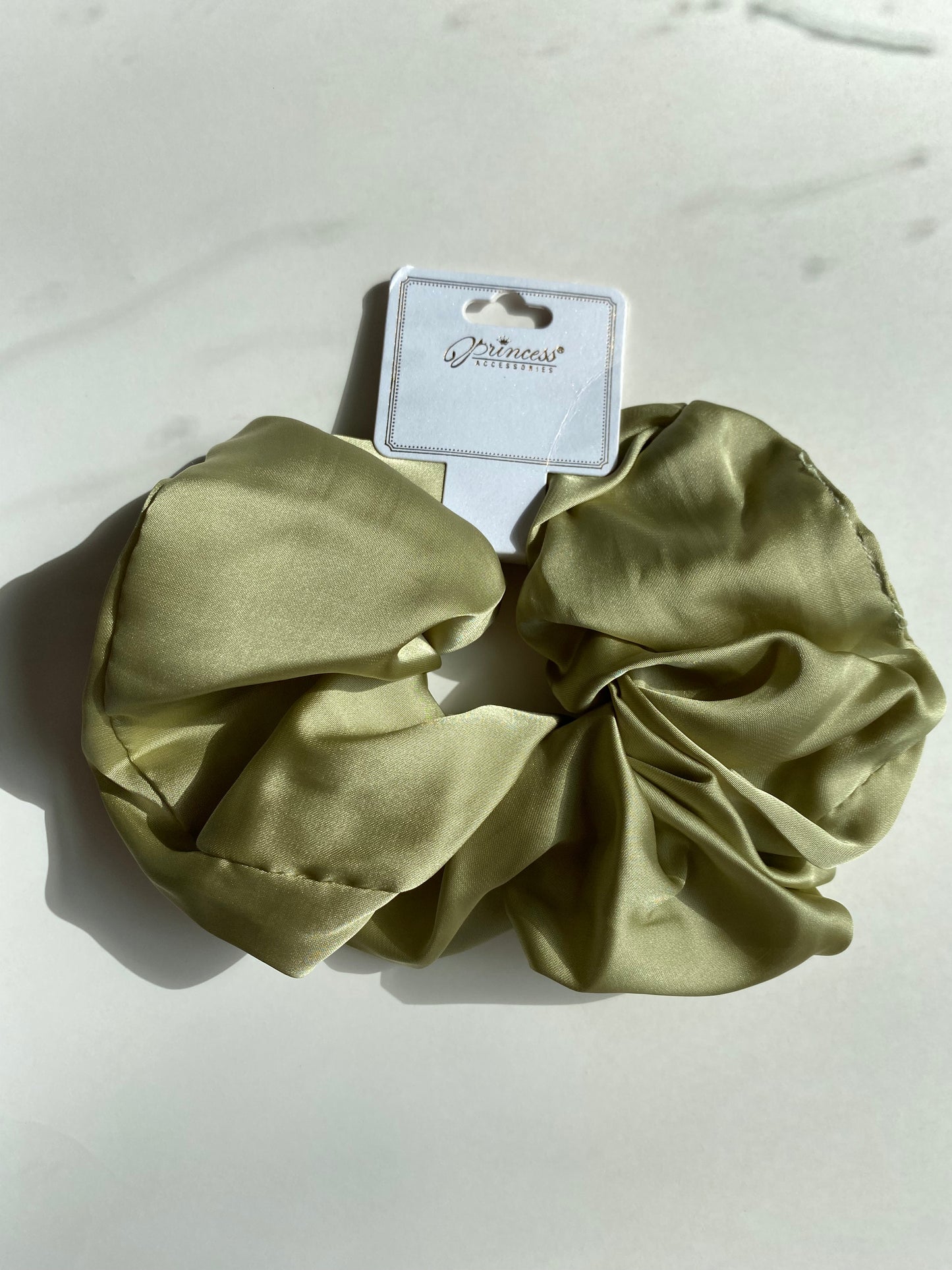 Solid Satin Scrunchies