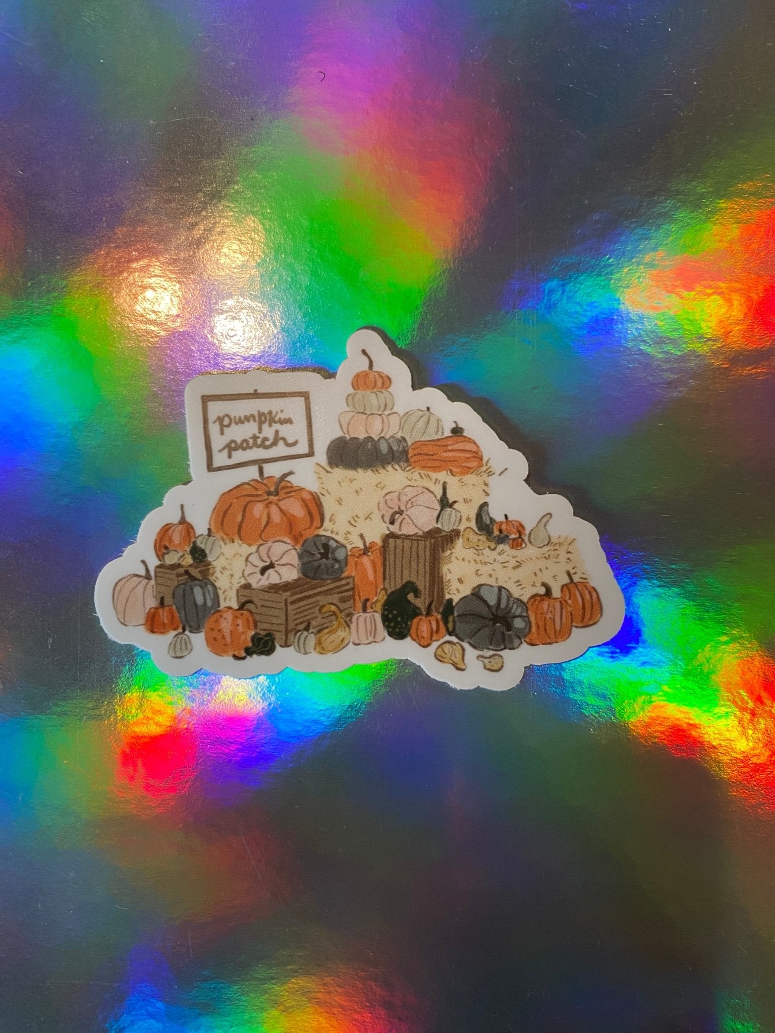 Pumpkin Patch Fall Sticker - Libra Moon